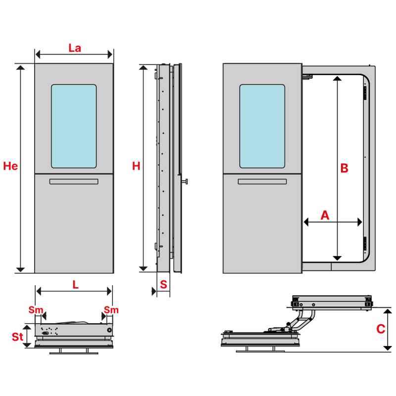 Pantograph door 2335